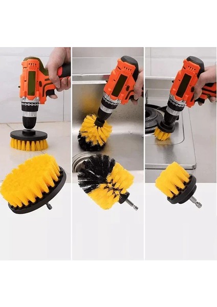 Matkap Ucuna Takılan 3&apos;lü Fırça Temizlik Seti (5067) fiyatları