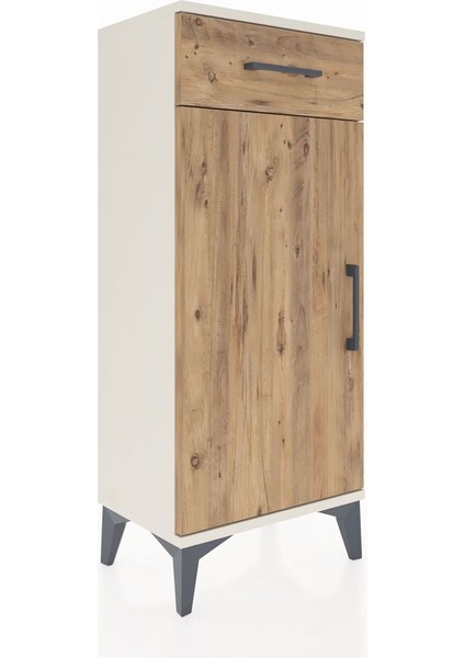 Arges Komodin 2 Raflı Tek Çekmeceli Tek Kapaklı 44X30X106 Aytaşı-Çam fiyatları