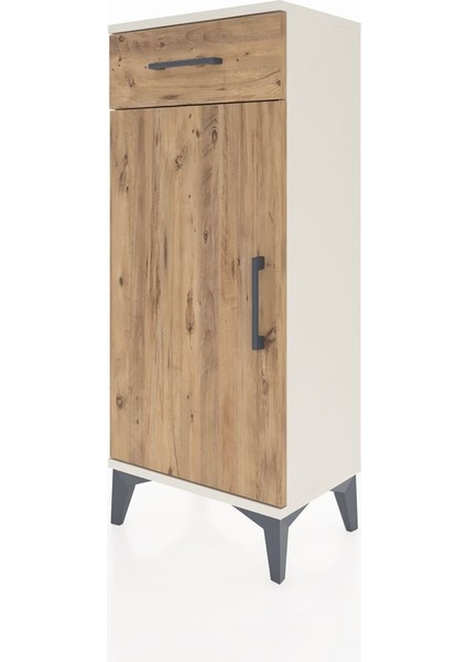 Arges Komodin 2 Raflı Tek Çekmeceli Tek Kapaklı 44X30X106 Aytaşı-Çam modelleri