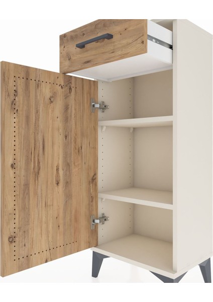 Arges Komodin 2 Raflı Tek Çekmeceli Tek Kapaklı 44X30X106 Aytaşı-Çam indirimleri