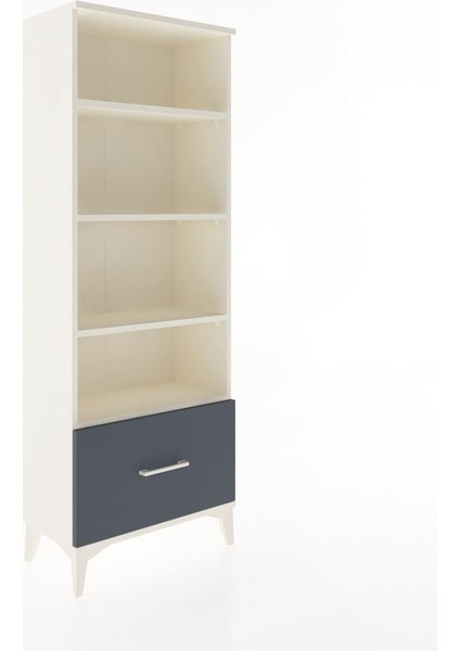 Arges Dolap 4 Raflı Tek Çekmeceli 60X30X163 Aytaşı-Antrasit fiyatları