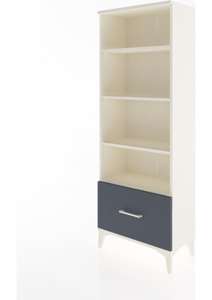 Arges Dolap 4 Raflı Tek Çekmeceli 60X30X163 Aytaşı-Antrasit modelleri