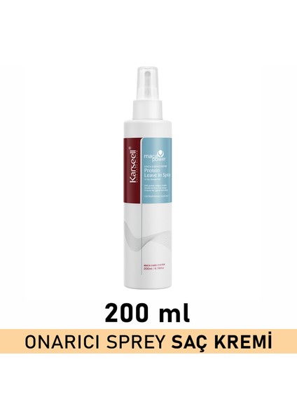 Proteinli Kolay Tarama Durulanmayan Onarıcı Krem Sprey 200 ml
