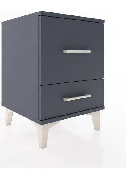 Hyperion Komodin 2 Çekmeceli 44X44X64 Antrasit-Antrasit fiyatları