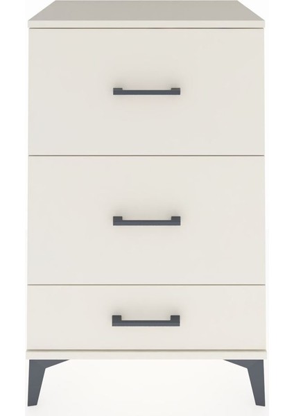 Hyperion Komodin 3 Çekmeceli 60X44X96 Aytaşı-Aytaşı