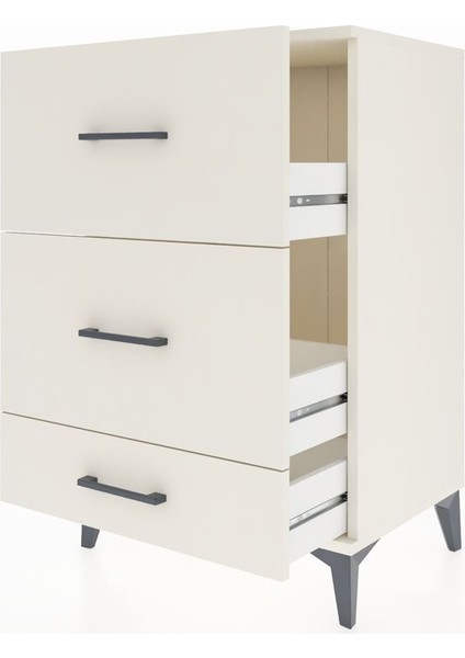 Hyperion Komodin 3 Çekmeceli 60X44X96 Aytaşı-Aytaşı fırsatları