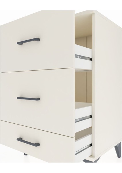 Hyperion Komodin 3 Çekmeceli 60X44X96 Aytaşı-Aytaşı indirimleri