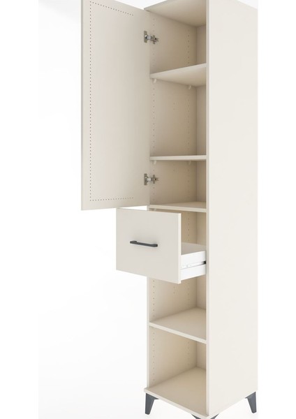 Hyperion Dolap 4 Raflı Tek Çekmeceli Tek Kapaklı 44X44X221 Aytaşı-Aytaşı indirimleri