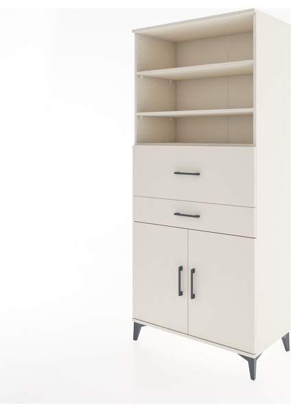 Hyperion Dolap 4 Raflı 2 Çekmeceli 2 Kapaklı 88X44X195 Aytaşı-Aytaşı modelleri