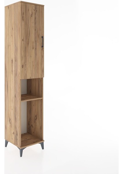 Hyperion Dolap 3 Raflı Tek Kapaklı Tek Askılı 44X44X221 Çam-Çam fiyatları