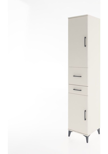 Hyperion Dolap 4 Raflı 2 Çekmeceli 2 Kapaklı 44X44X221 Aytaşı-Aytaşı modelleri