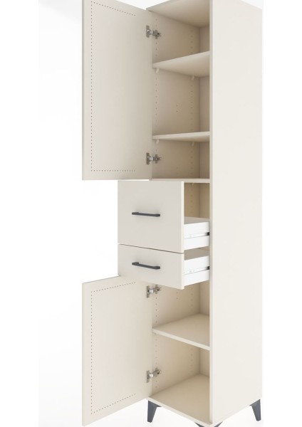 Hyperion Dolap 4 Raflı 2 Çekmeceli 2 Kapaklı 44X44X221 Aytaşı-Aytaşı indirimleri