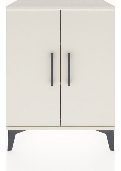 Arges Komodin 2 Raflı 2 Kapaklı 60X30X80 Aytaşı-Aytaşı