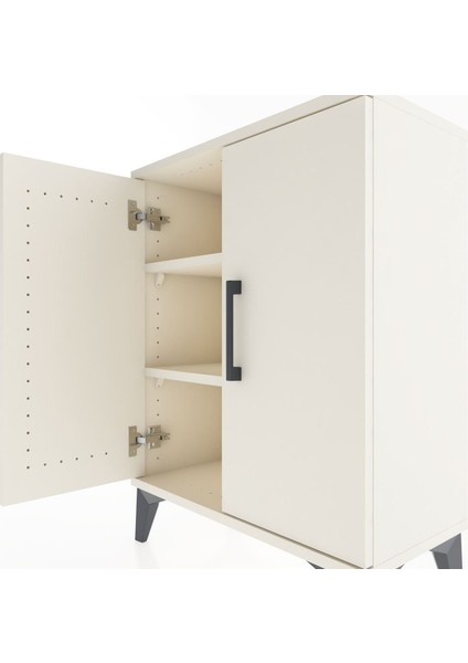 Arges Komodin 2 Raflı 2 Kapaklı 60X30X80 Aytaşı-Aytaşı indirimleri