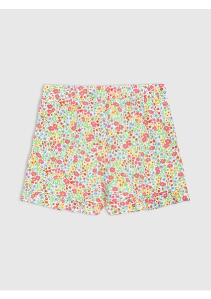 Kız Bebek Yeşil Mix & Match Ruffle Şort modelleri