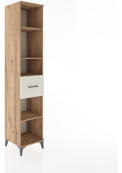 Hyperion Dolap 4 Raflı Tek Çekmeceli 44X44X221 Çam-Aytaşı fiyatları