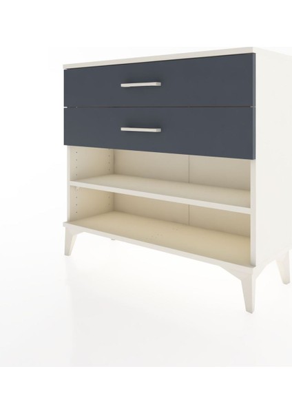 Arges Şifonyer Tek Raflı 2 Çekmeceli 88X30X80 Aytaşı-Antrasit modelleri