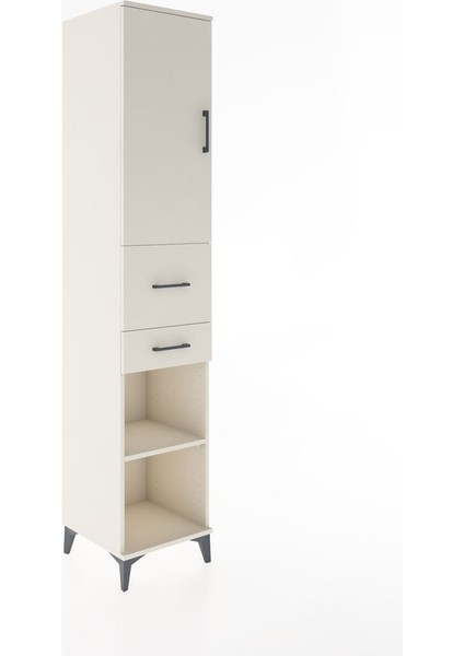 Hyperion Dolap 4 Raflı 2 Çekmeceli Tek Kapaklı 44X44X221 Aytaşı-Aytaşı fiyatları