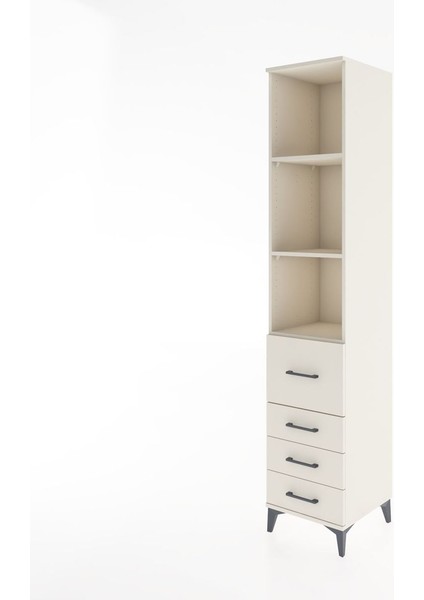 Hyperion Dolap 3 Raflı 4 Çekmeceli 44X44X221 Aytaşı-Aytaşı modelleri