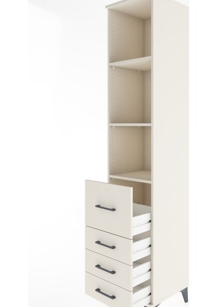 Hyperion Dolap 3 Raflı 4 Çekmeceli 44X44X221 Aytaşı-Aytaşı indirimleri