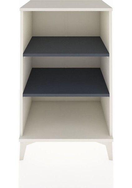 Hyperion Komodin 2 Raflı 60X44X96 Aytaşı-Antrasit