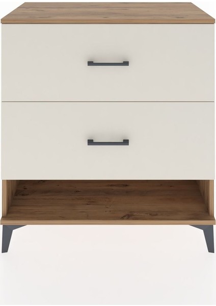 Hyperion Şifonyer 2 Çekmeceli 88X44X96 Çam-Aytaşı