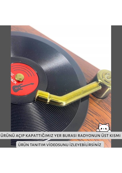 Nostaljik Ahşap Görünümlü Radyo | Bluetooth Hoparlör | Usb-Sd Kart Mp3 Çalar | 3 Band Fm/am/sw Şarjlı Müzik Kutusu
