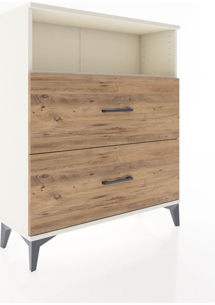 Arges Şifonyer Tek Raflı 2 Çekmeceli 88X30X106 Aytaşı-Çam fiyatları