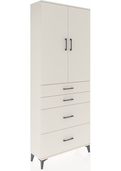 Arges Dolap 2 Raflı 4 Çekmeceli 2 Kapaklı 88X30X221 Aytaşı-Aytaşı fiyatları