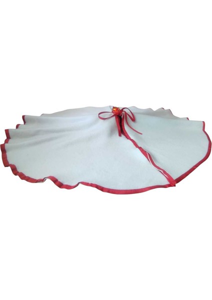 , Yılbaşı Çam Ağacı Altı Örtüsü, Çam Ağacı Ayak Halısı Örtüsü, Beyaz Peluş 90 cm modelleri