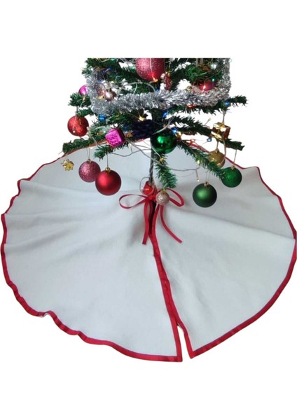 , Yılbaşı Çam Ağacı Altı Örtüsü, Çam Ağacı Ayak Halısı Örtüsü, Beyaz Peluş 90 cm fırsatları