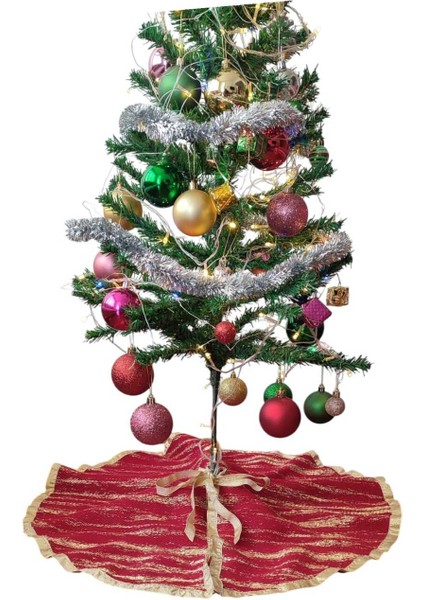 Yılbaşı Çam Ağacı Altı Örtüsü, Çam Ağacı Ayak Halısı Örtüsü, 70 cm