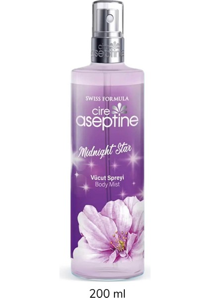 Cire Aseptine Midnight Star Vücut Spreyi 200 ml