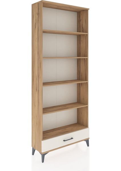 Arges Dolap 5 Raflı Tek Çekmeceli 88X30X221 Çam-Aytaşı fiyatları