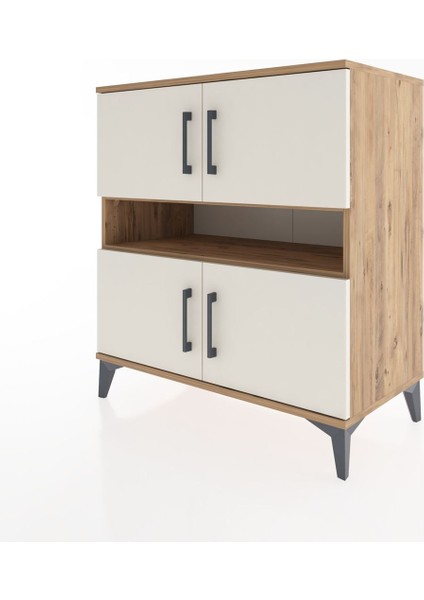 Hyperion Şifonyer 5 Raflı 4 Kapaklı 88X44X96 Çam-Aytaşı modelleri