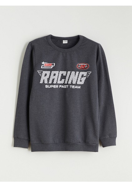 Yeni Sezon Bisiklet Yaka Erkek Çocuk Sweatshirt
