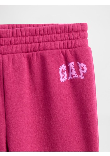 Kız Çocuk Pembe Relaxed Gap Logo Bootcut Eşofman Altı fiyatları