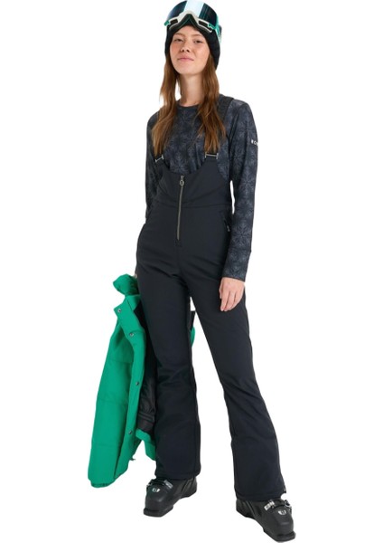 Summit Bib Kadın Siyah Snowboard Pantolonu