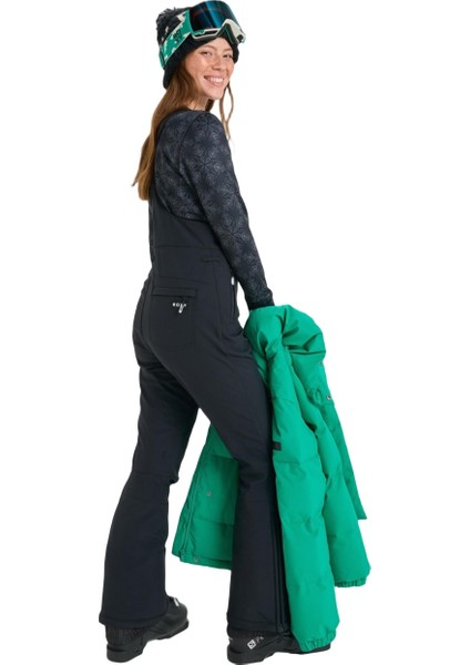 Summit Bib Kadın Siyah Snowboard Pantolonu