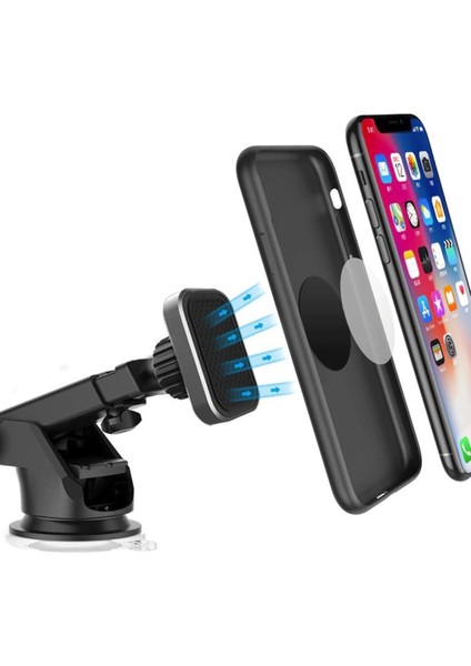 005 Siyah Çok Amaçlı Magnetic Car Holder Araç Içi Telefon Tutucu fırsatları