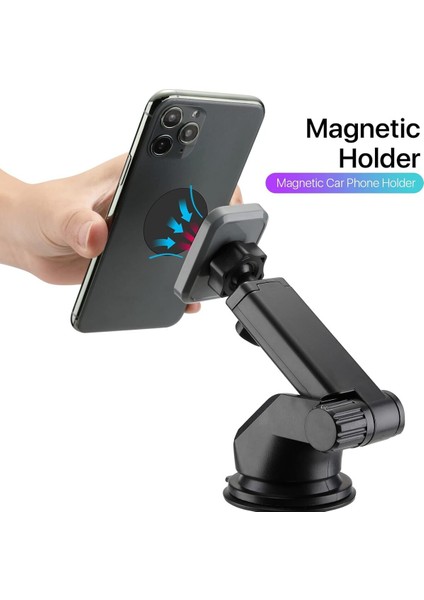 005 Siyah Çok Amaçlı Magnetic Car Holder Araç Içi Telefon Tutucu indirimleri