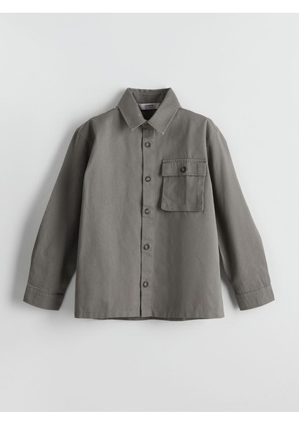 Yeni Sezon Uzun Kollu Erkek Çocuk Gömlek
