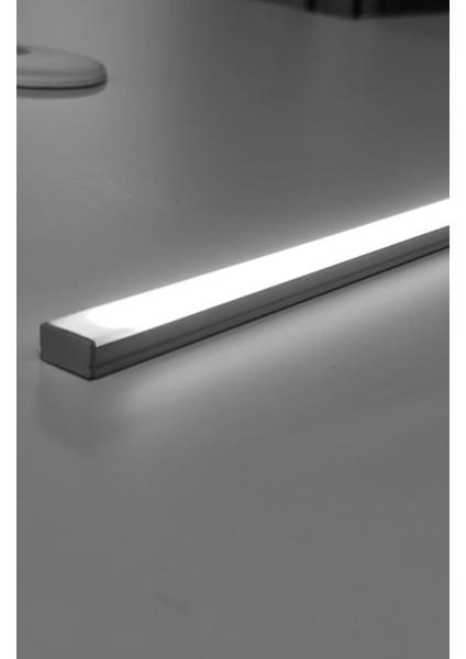 100CM Beyaz LED Lineer Aydınlatma, Anahtarlı, Mutfak ve Tezgah Altı Için Ideal