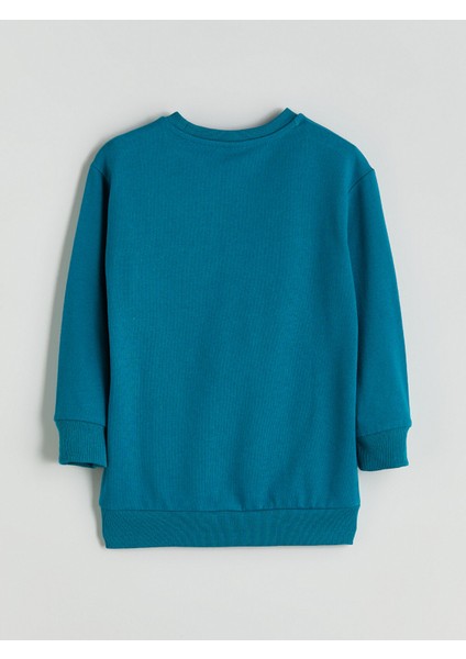 Yeni Sezon Bisiklet Yaka Erkek Çocuk Sweatshirt modelleri