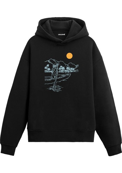 Ada ve Denizci Tasarım Hoodie