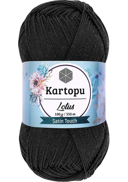 1 Adet Lotus Bikini Büstiyer Bluz Örgü Ipi K940 Siyah