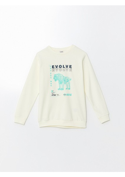Yeni Sezon Bisiklet Yaka Erkek Çocuk Sweatshirt modelleri