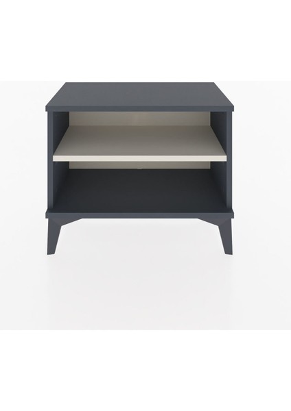 Arges Komodin Tek Raflı 60X30X48 Antrasit-Aytaşı