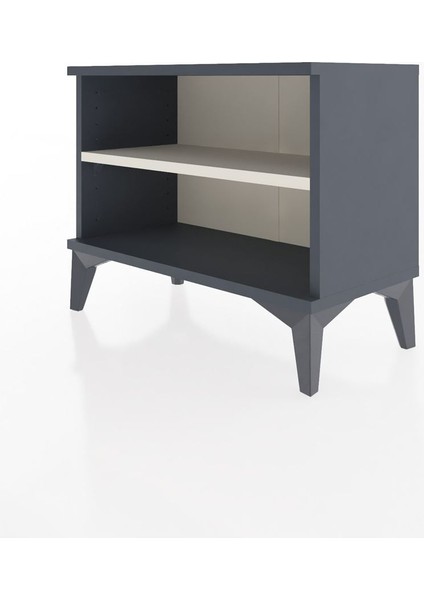 Arges Komodin Tek Raflı 60X30X48 Antrasit-Aytaşı fırsatları