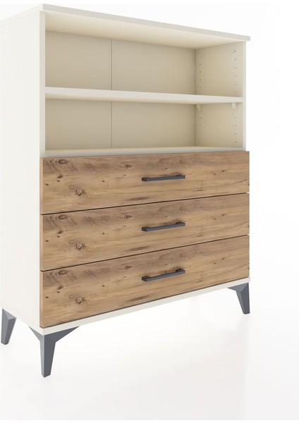 Arges Şifonyer 2 Raflı 3 Çekmeceli 88X30X106 Aytaşı-Çam fiyatları